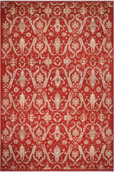 handmade Transitional Kafkaz Red Red Hand Knotted RECTANGLE 100% WOOL area rug 9 x 12